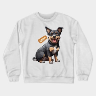 Lancashire heeler dog Crewneck Sweatshirt